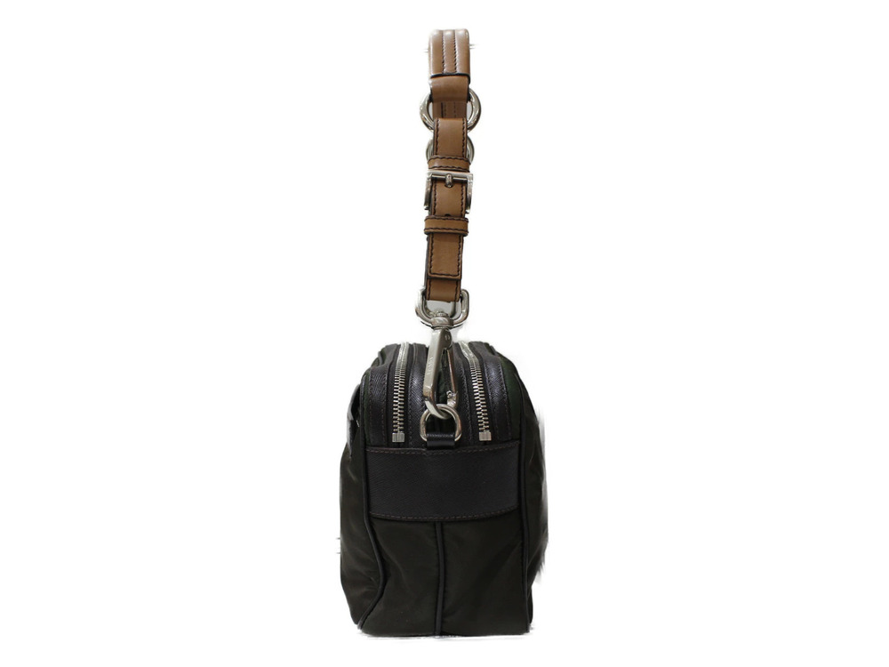 Prada Brown Shoulder Bag Leather Brown